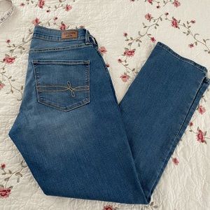 Woman blue jeans Levi’s  curvy slim     27